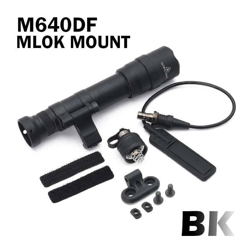 Tactical Airsoft SF M640 M640DF M340V Light Outdoor Rifle Flashlight Light LED Lanterna Fit 20mm Rail