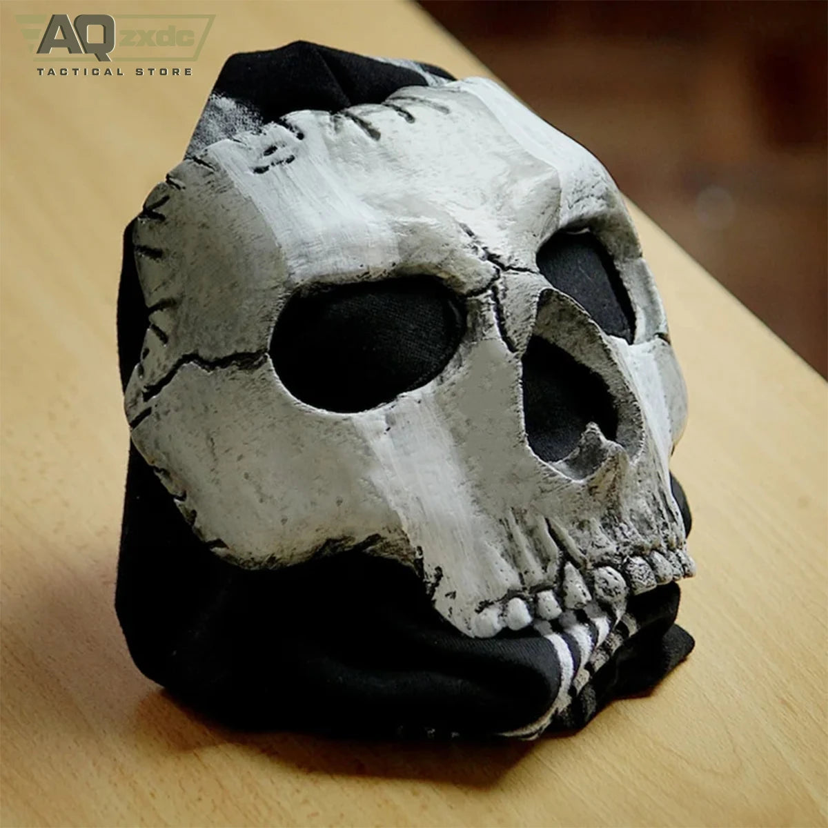 AQzxdc Cod 16 Simon Riley Ghost mask V2 - Operador MW2 Airsoft COD 19 War Zone Tactical Full Mask for Outdoor COS Activity Game