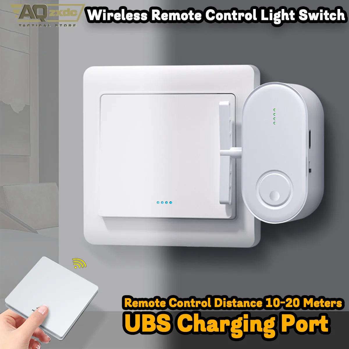 Remote Automatic Controller Remote, Light on/off Device for Lazy People Wiring Free Remote Control Switch Intelligent Wireless