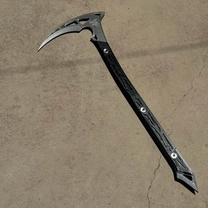 AQzxdc Ghost Death Scythe COD16 Death Angel Death Ghost COS Scythe Death Axe for Halloween Cosplay Party
