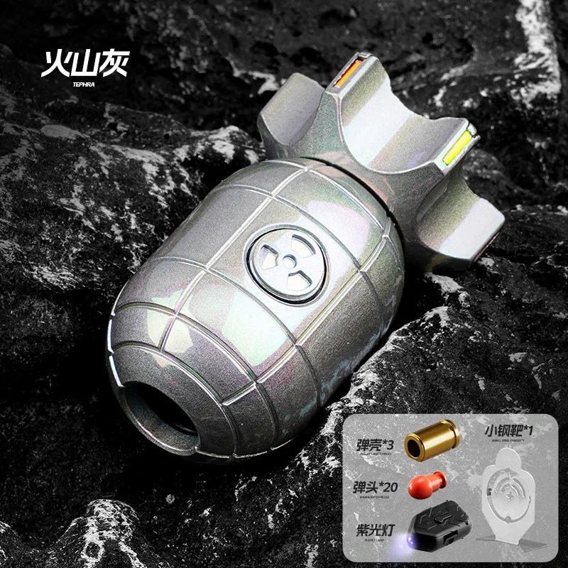 One-Button Eject Shell Spinner Children Fidget  Stress Relief Gadget Hand Spinner Unique Gifts for Boys Shooting Toy