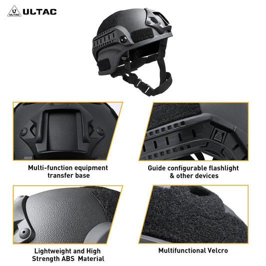 AQzxdc Airsoft Helmet with Full Face Protection, Tactical Airsoft Mask, Goggles & Accessories, for Paintball & Outdoor Games