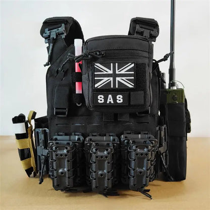 AQzxdc Full set of cos Call of Duty 19 Night War Night Raid Ghost Tactical Vest Props Outdoor Field Vest (excluding accessories)