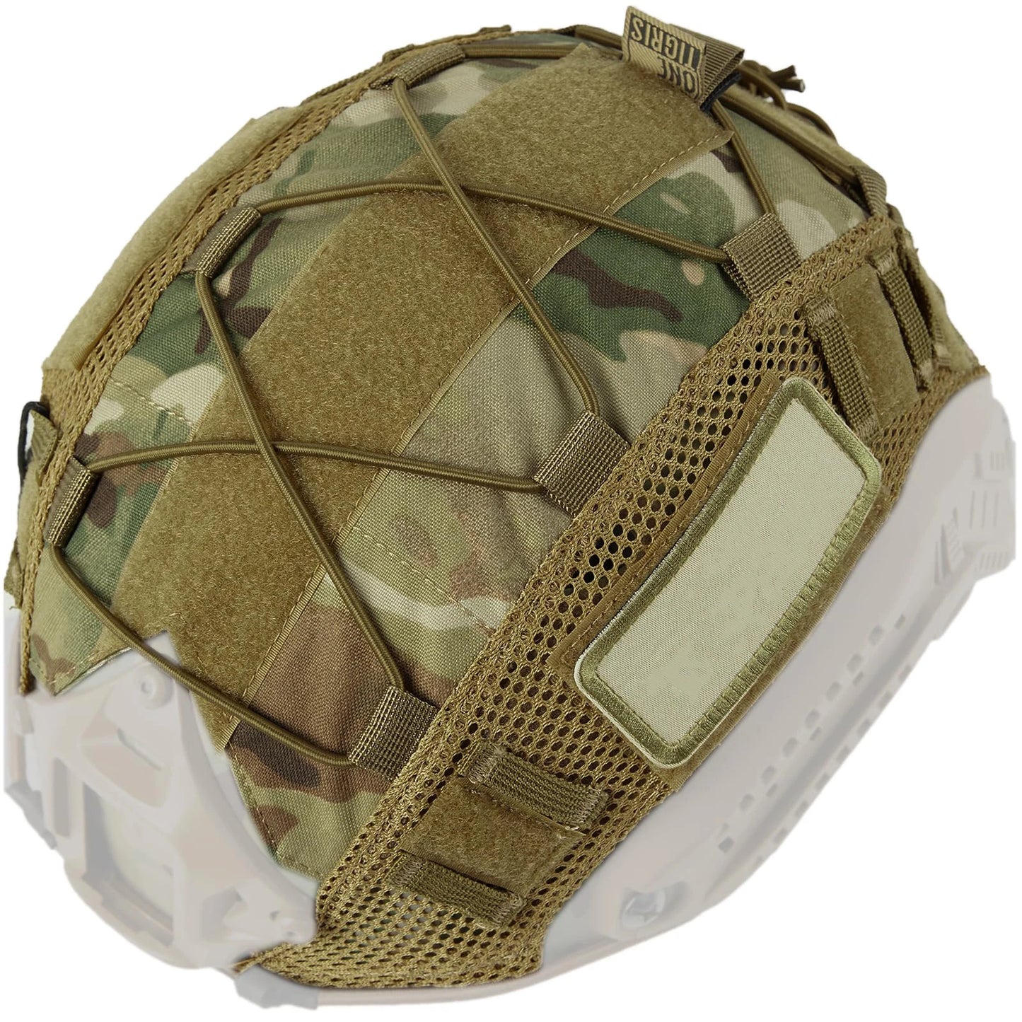 Tactical Helmet Cover, Airsoft Fast Helmet Cloth for Fast Helmet, Tactical Multicam Cover for NVG Military Helmet Accessories