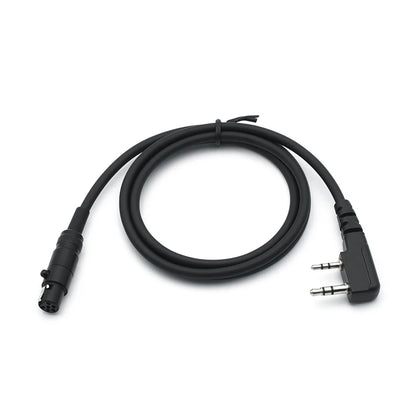 Headset FMA Tactical U714/U s PTT, podpora více konektorů, adaptéry pro hlavice K / ICON V20/V60