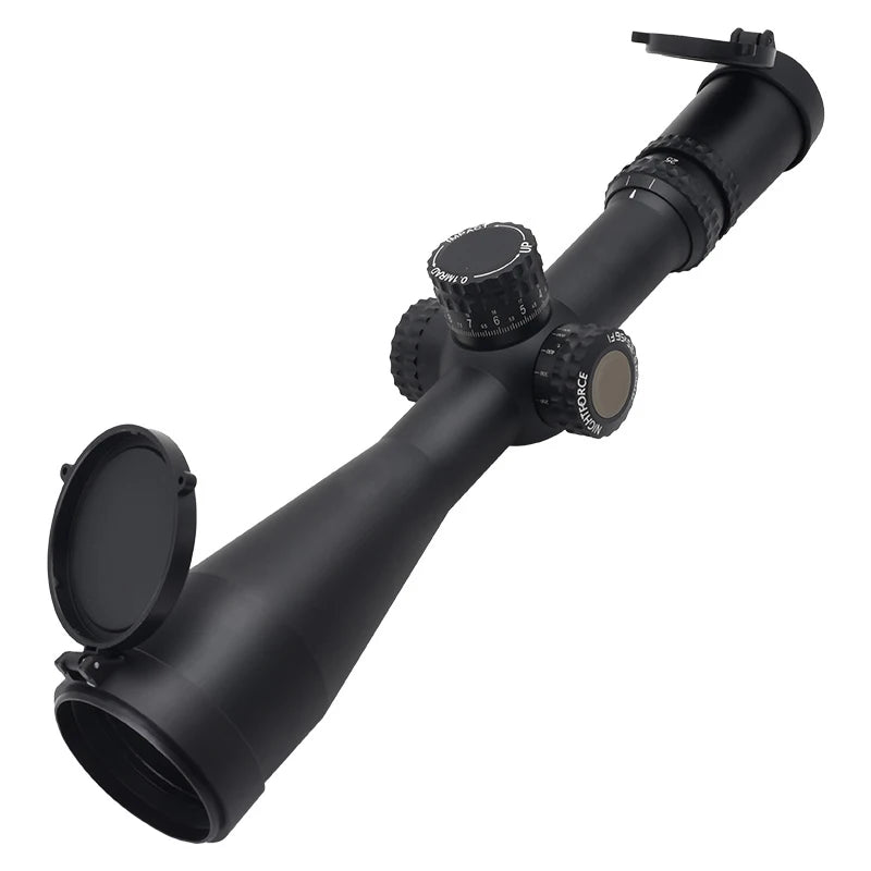 New FFP Tactical Riflescopes Evolution Gear ATACR 5-25x56 F1 1mrad Illuminated HORUS TREMOR3 Reticle with 5.56 and .308 Firearms