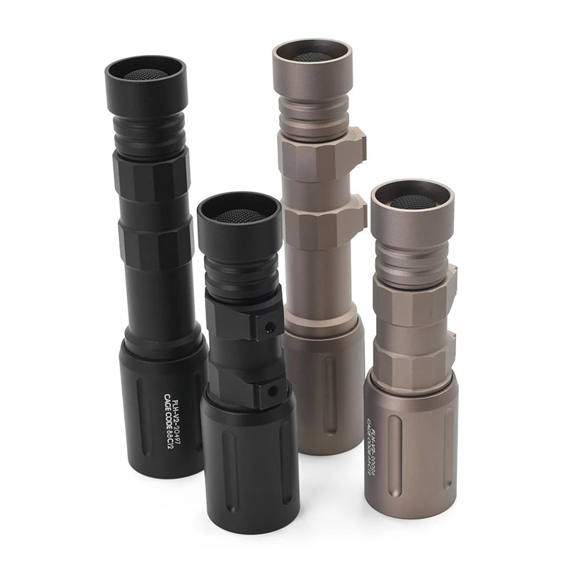 Tactical PLHv2 18350 18650 White LED Airsoft Rifle Hunting High Power Weapon Scout Flashlight with Original Markings