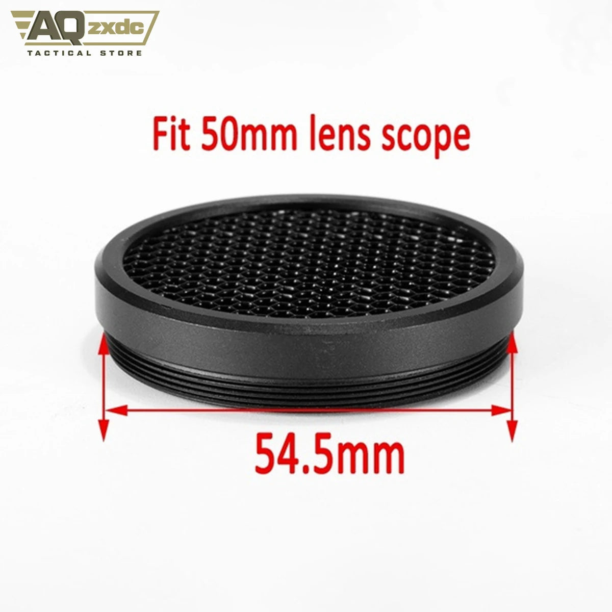 AQzxdc Tactical Metal Scope Cover Aim-O Killflash Honeycomb Matte Cover Telescope Cover