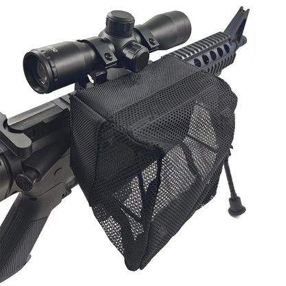 AQzxdc Brass Catcher Shell Catcher with 20MM Rail Mount and Heat Resistant Mesh More Durable More Light for Rifle Shooting