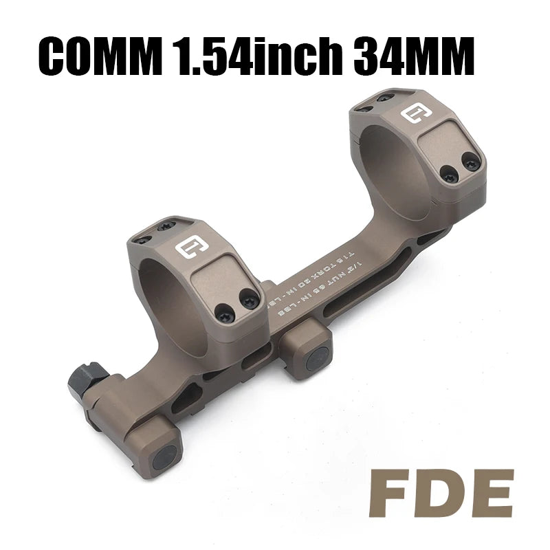 34mm Tube Airsoft Wargame Hunting Tactical C1 Modular Riflescope Mount 1.54/1.70/1.93 inch with Offset/TOP Red Dot Mounts