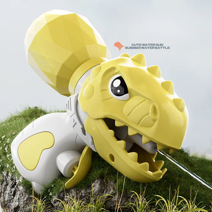 Mini Dinosaur Water Gun Geometric Shark Summer Pool Beach Toys Children Toy Gun Water Splashing Festival Spray Water Gun