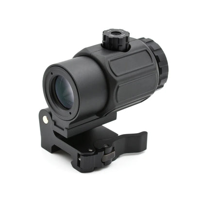 G43 Magnifier Sight 3X with Switch to Side Qick Detach QD Mount for Hunting and Airsoft Rifle Perfect Replica with Full Markings
