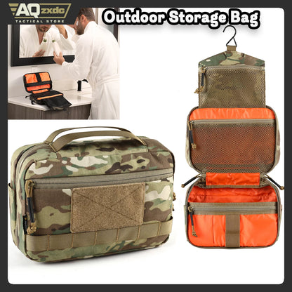 AQzxdc PTG Hanging Toiletry Bag Makeup Cosmetic Bag for Woman and Man Large Capacity Waterproof Portable Travel Toiletry Bag