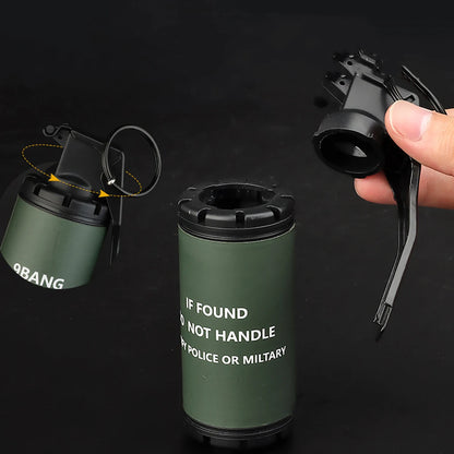Tactical Smoke Grenade Model Fillable Small Container MOLLE System Airsoft Shooting Accessories Tactical Smoke Grenade Model