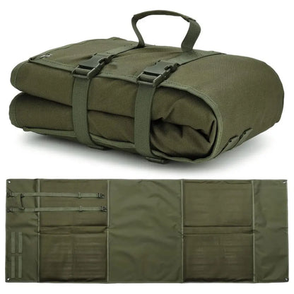 Shooting Mat Prone Tactical Shooting Pad Folded Shooter Blanket with Bipod Holder, for Hunting Outdoor Training Competition
