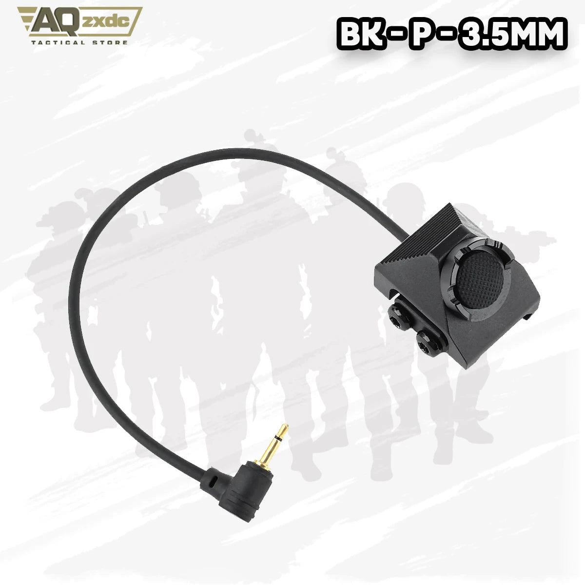 Remote Pressure Switch with 2.5mm Plug for PEQ DBAL NGAL Airsoft Laser Sight,Aluminium Tactical Light Switch Mount for 20mm Rail