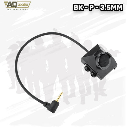 Remote Pressure Switch with 2.5mm Plug for PEQ DBAL NGAL Airsoft Laser Sight,Aluminium Tactical Light Switch Mount for 20mm Rail