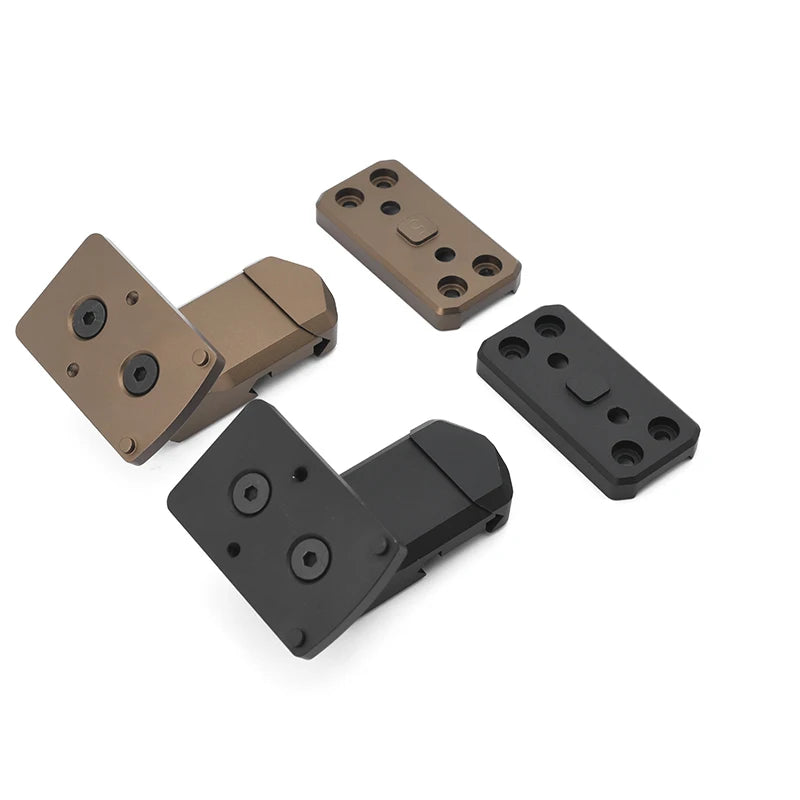 Tactical Offset Optic Mount 45 Degree Offset Red Dot Sight Base for Red Dot Sight