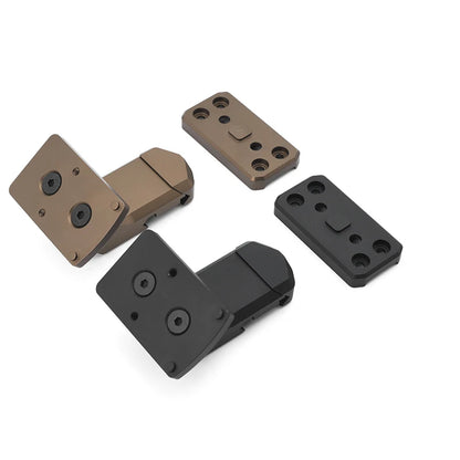 Tactical Offset Optic Mount 45 Degree Offset Red Dot Sight Base for Red Dot Sight