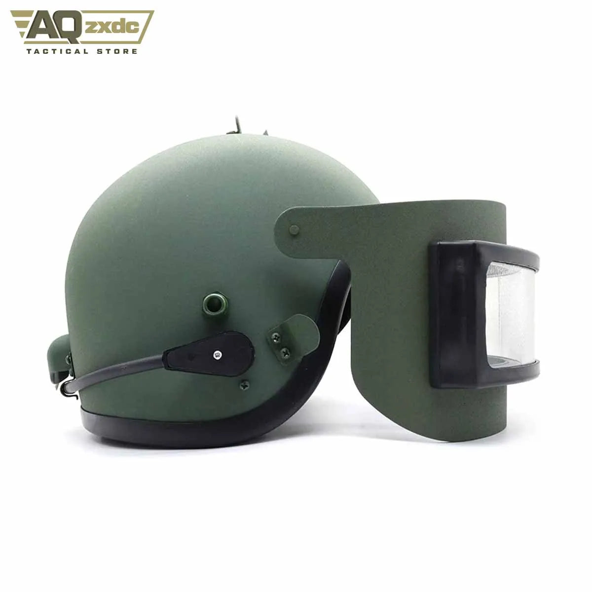 AQzxdc Tactical K63 Protective Helmet with Adjustable Shock Absorbing Pads Mask Airsoft Helmet K6-3 Special Forces Steel Helmet