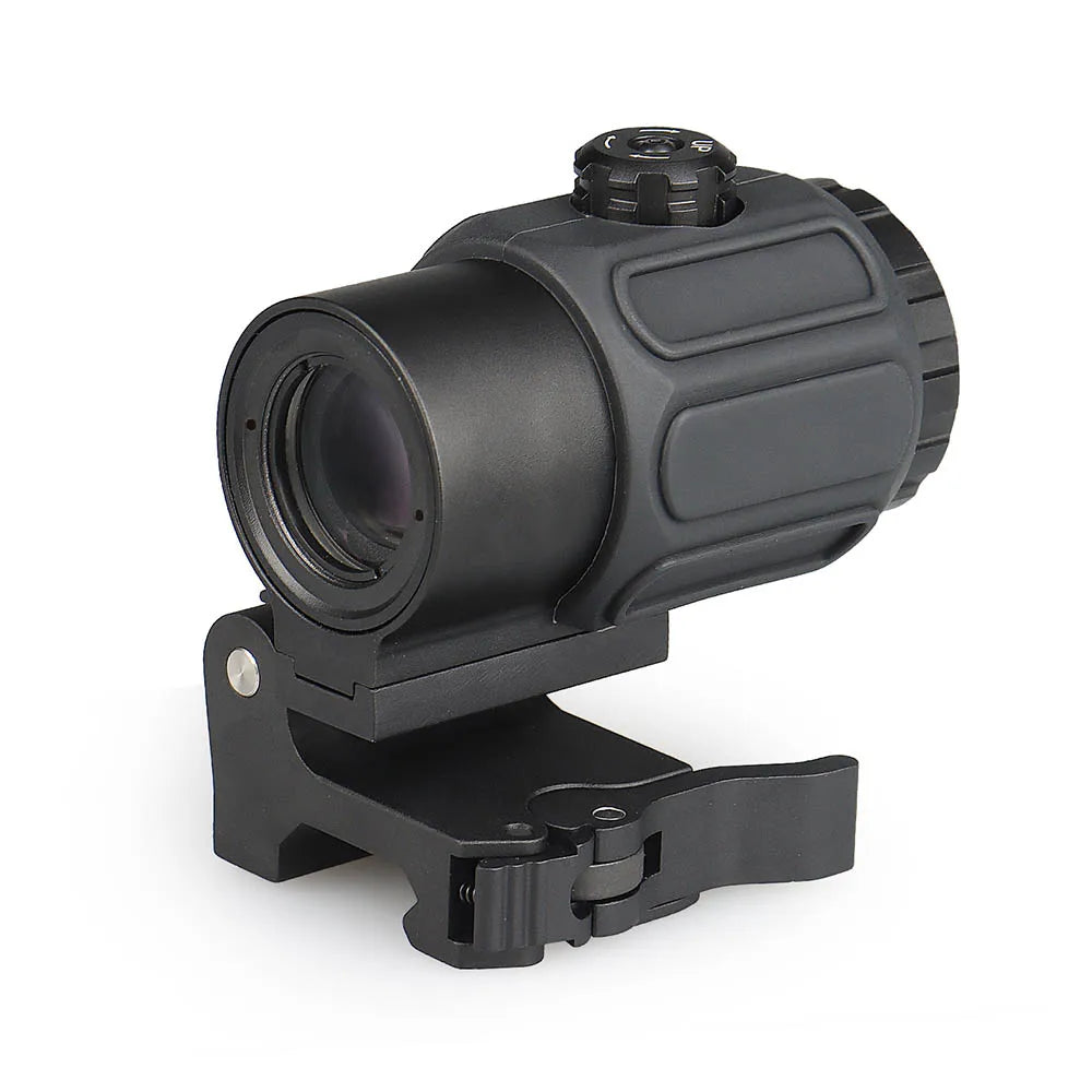 PPT Scope 3X Optical Sight G43 3X Magnifier Scope Sight With Flip To Side Mount for Red Dot Sight for Hunting Shooting gs1-0410B