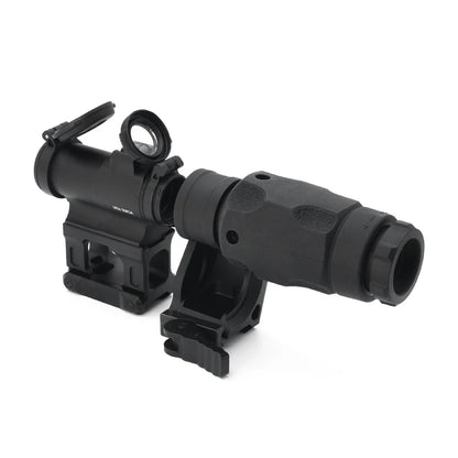 Evolution Gear Red Dot Sight M5S with 3XMAG Magnifier Unity and FTC Mounts High Optical Centerline Combo