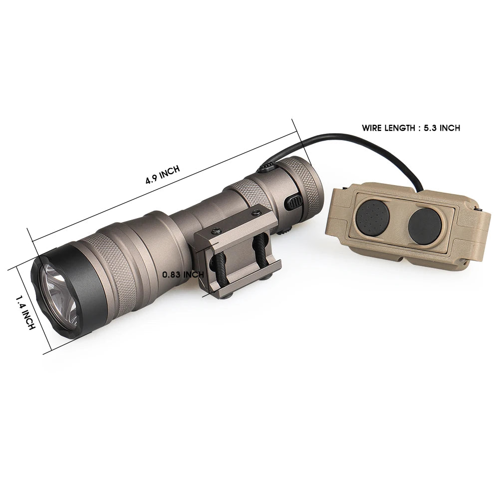 Tactical1000 lumens White LED illumination Flashlight for Hunting gz150155