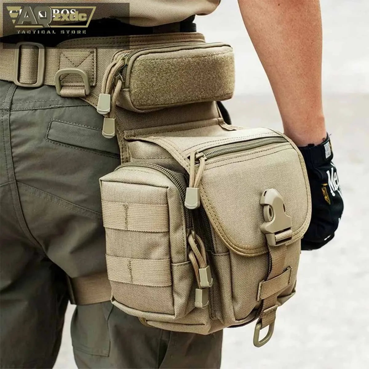 AQzxdc Tactical Leg Bag Beg Hanging Outdoor Mountaineering Fishing Cycling Leg Bag Photography Sports Leg Bag