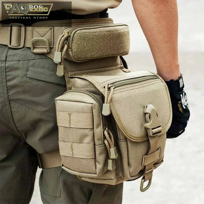 AQzxdc Tactical Leg Bag Beg Hanging Outdoor Mountaineering Fishing Cycling Leg Bag Photography Sports Leg Bag