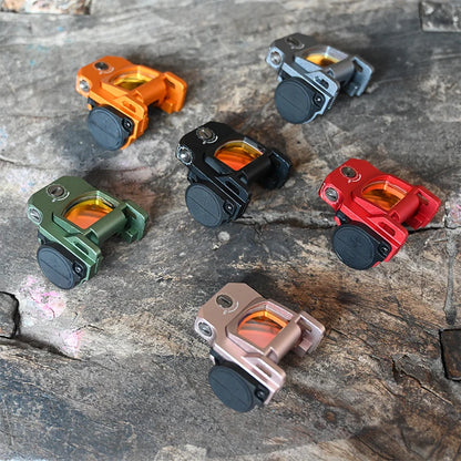 Tactical Vism Metal Flipdot Pro Flip Up Red Dot Scope Reflex Optic Sight for Airsoft Glock 17 Taurus G2C PT111 1913 Mount