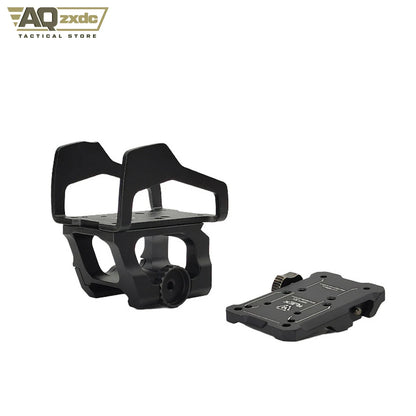 AQzxdc Tactical REX RMR Red Dot Reflex Sight Adjustable Mount Plate with SURF REX Mount, Fits 20mm Rail Rifle Gun