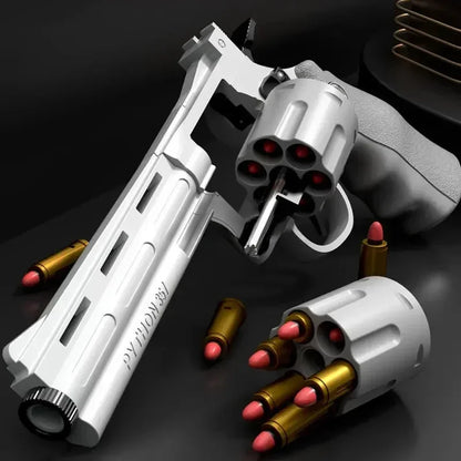 ZP5 357 Revolver Launcher Pistol EVA Soft Dart Bullet Toy Gun Airsoft CS Outdoor Shooting Game Weapon Kids Adult Gift