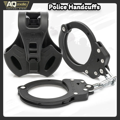 Tactical Handcuffs Case Police Holster Molle Pouch Nylon Holder Handcuff Holster for Belt and Vest Hunting Accessories Bag
