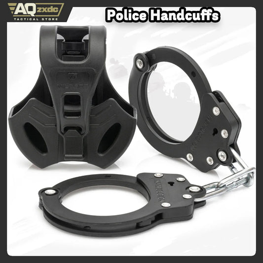 Tactical Handcuffs Case Police Holster Molle Pouch Nylon Holder Handcuff Holster for Belt and Vest Hunting Accessories Bag