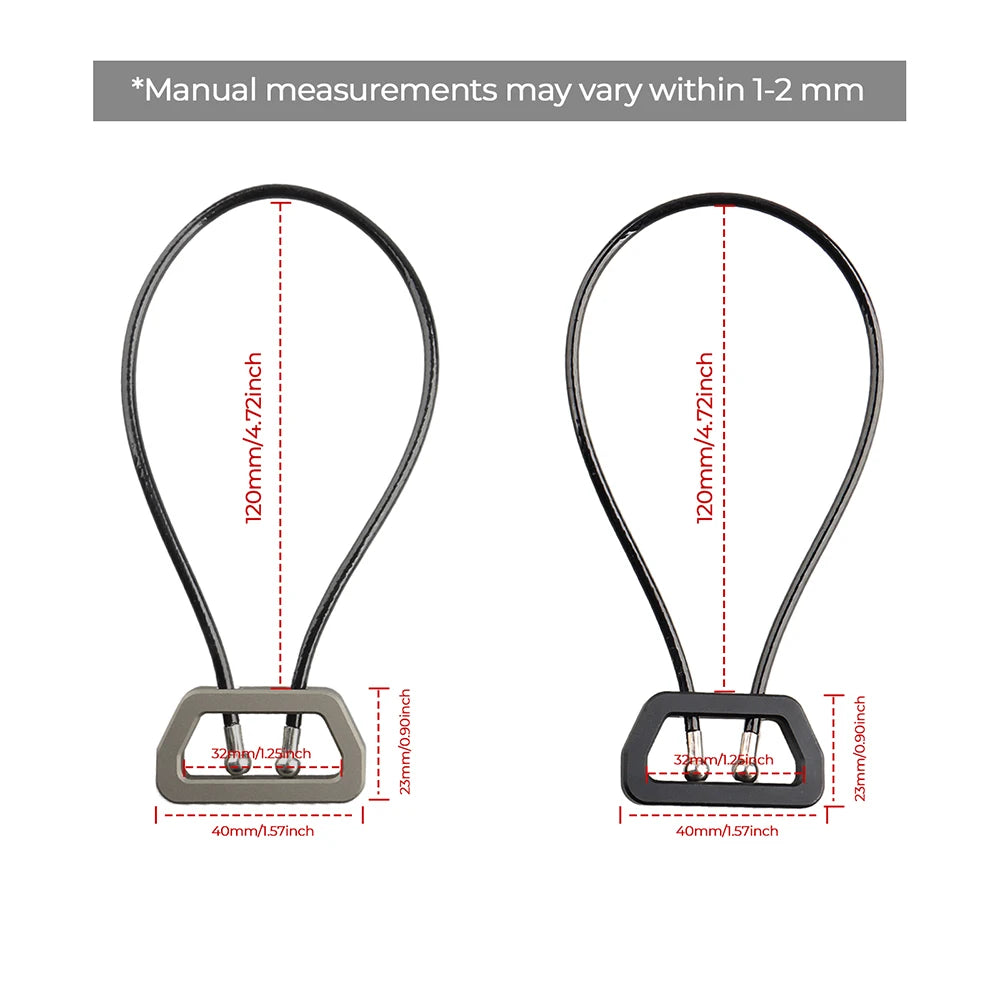 Tactical Wire Loop U Loop Sling Hooks Connection Gear Universal Buckle Adapte gz330257B