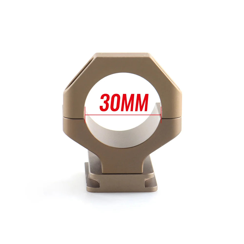 Hunting Mount accessories 30mm Rifle Scope Aluminum Mount 6063 Hunting Red Dot Sight Base DE BK gs24-0272