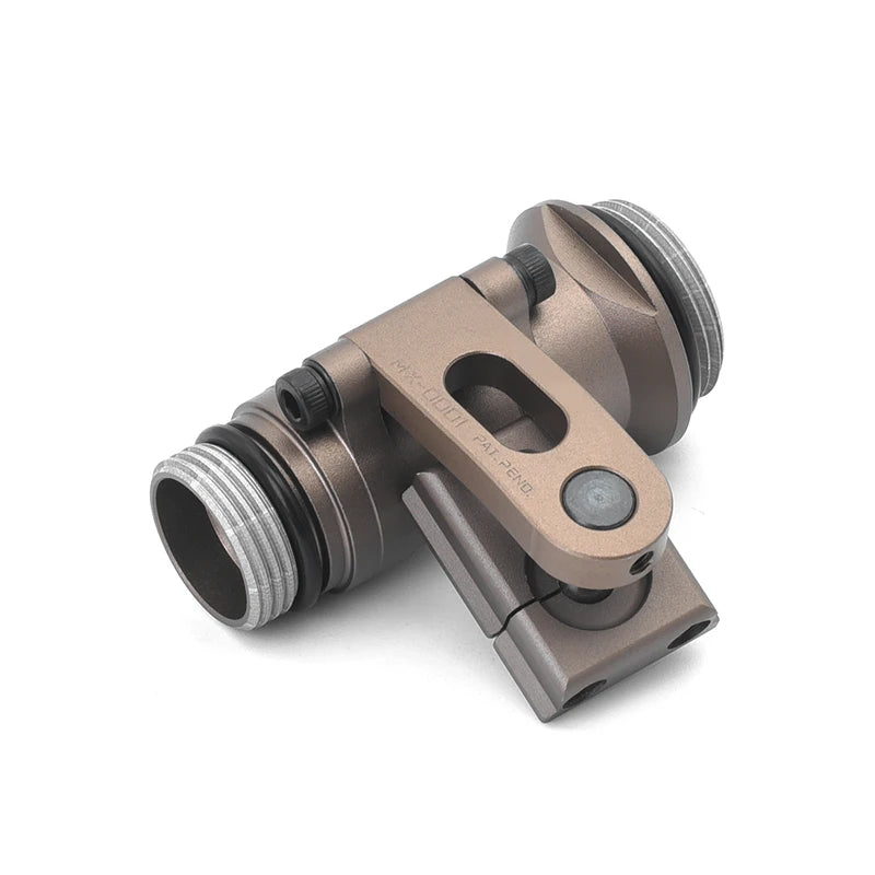 New 2024 SS MAX Helmet Mount for SF M300 M600 Scout Light Flashlight KIJI K1 IR Illuminator fits OPS-CORE Helmet Rail