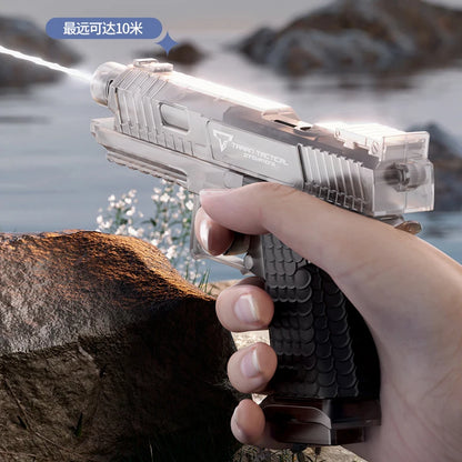 Mini 2011 Water Gun Continuous Firing Manual Pistol Small ZP5 Revolver Summer Outdoor Beach Poor Toy Water Gun for Kids