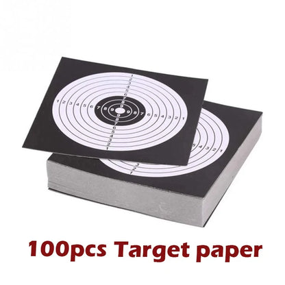 CQB Training Target Shooting Bullet BB Ball Collector Special Steel 14x14cm 100pcs Shooting Paper for Airsoft Paintball Target