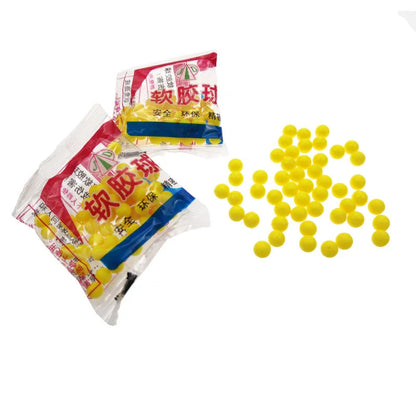 6mm-7mm toy gun bullets, plastic bullets, rubber bullets, environmentally friendly and safe soft rubber balls