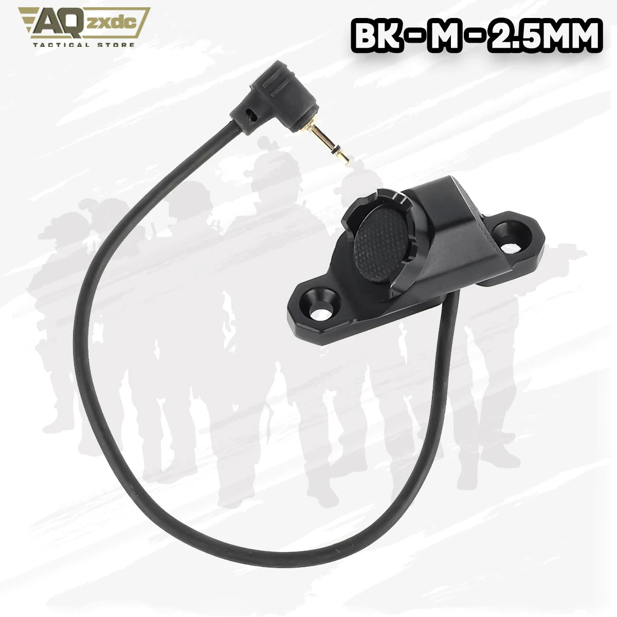 Remote Pressure Switch with 2.5mm Plug for PEQ DBAL NGAL Airsoft Laser Sight,Aluminium Tactical Light Switch Mount for 20mm Rail