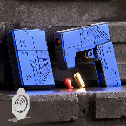 Tactical Decompression Toys, Shell-Throwing Toy Lighter Gun, Alloy Mini Model, Shell-Throwing Tactical Lighter Gun