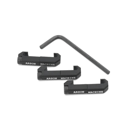 Tactical 3PCS Arson Machine Cable Management MLOK WireGuide System For M300 M600 PEQ DBAL-A2 Flashlight Switch Cable Clip