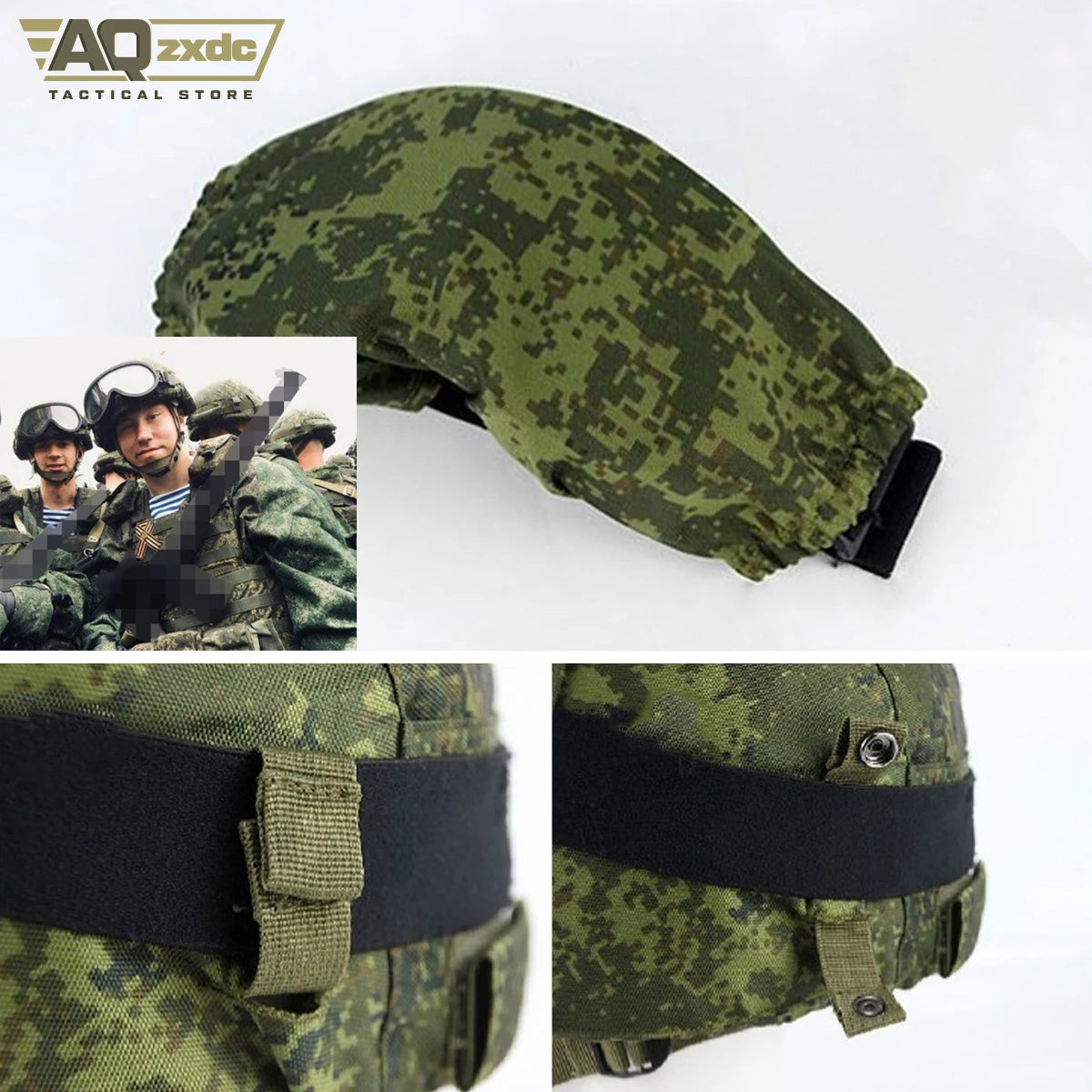 Airsoft Russian Army 6B47 Ratnik Helmet Set with Helmet Goggle Cover for EMR SSO RSP Tactical Airsoft Hunting Helmets