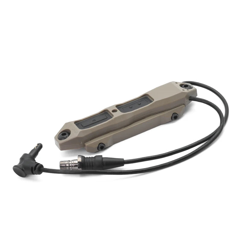 Tactical Augmented Pressure Switch Crane Laser and SF Plug Remote Dual Switch for MAWL PEQ Lasers and M600 M300 Flashlights