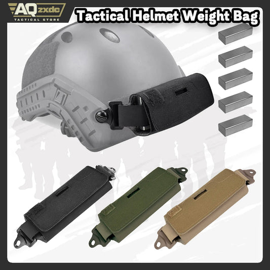 AQzxdc Fast BJ PJ MH Tactical Helmets Accessories Helmet Counter Balance Weight Bag Tactical Helmet Counterweight Pouch