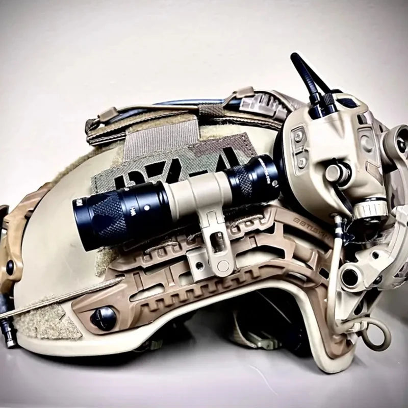 New 2024 SS MAX Helmet Mount for SF M300 M600 Scout Light Flashlight KIJI K1 IR Illuminator fits OPS-CORE Helmet Rail