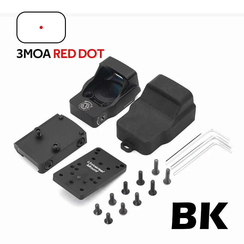 New E-FLX Min Red Dot Relfex Sight 3 MOA Holographic Sight Optics with Full Original Markings for Hunting Milspec Tactical