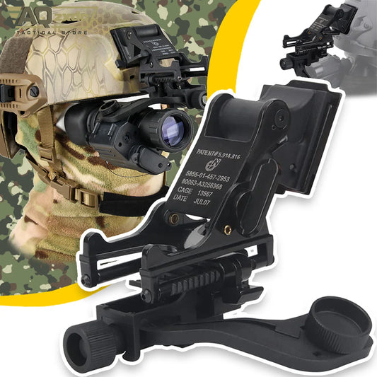 Tactical Metal J Arm NVG Mount Helmet Bracket Adapter for Pvs 14 Night Vision NVG Helmet Mounted Accessory Night Vision Adapter
