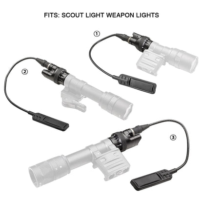 Remote Dual Switch for M300 M600 flashlight  X-Series Weapon Lights Switch  GZ330242